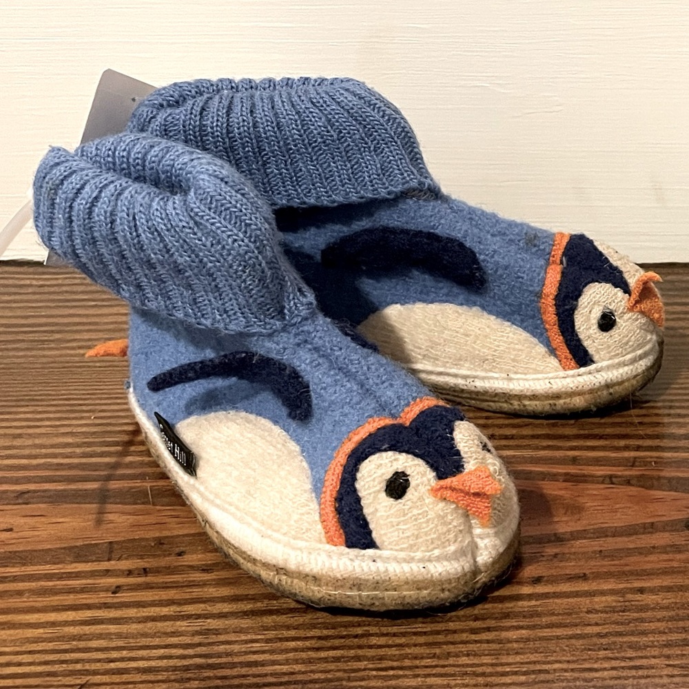 Garnet Hill Boiled Wool Toddler Slippers